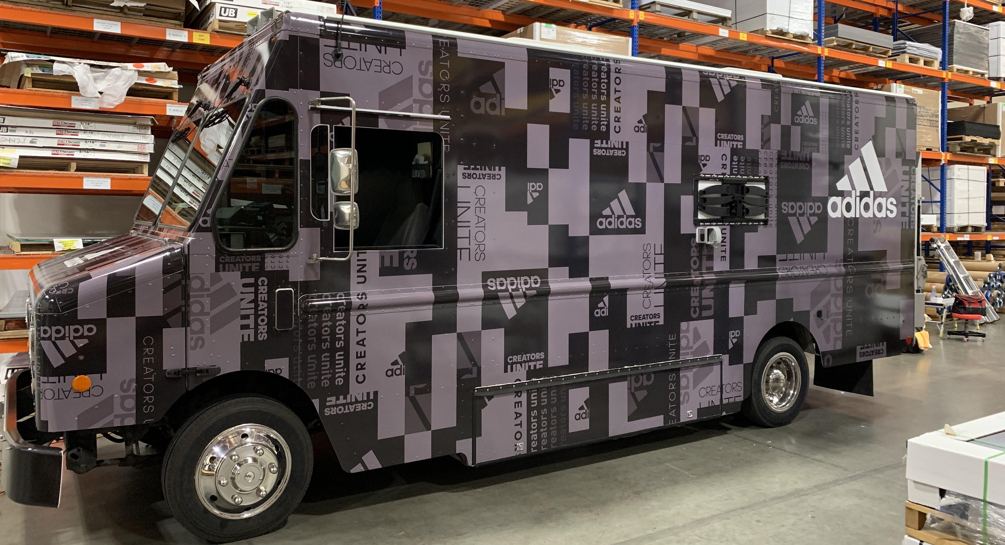 Wall graphics in retail space