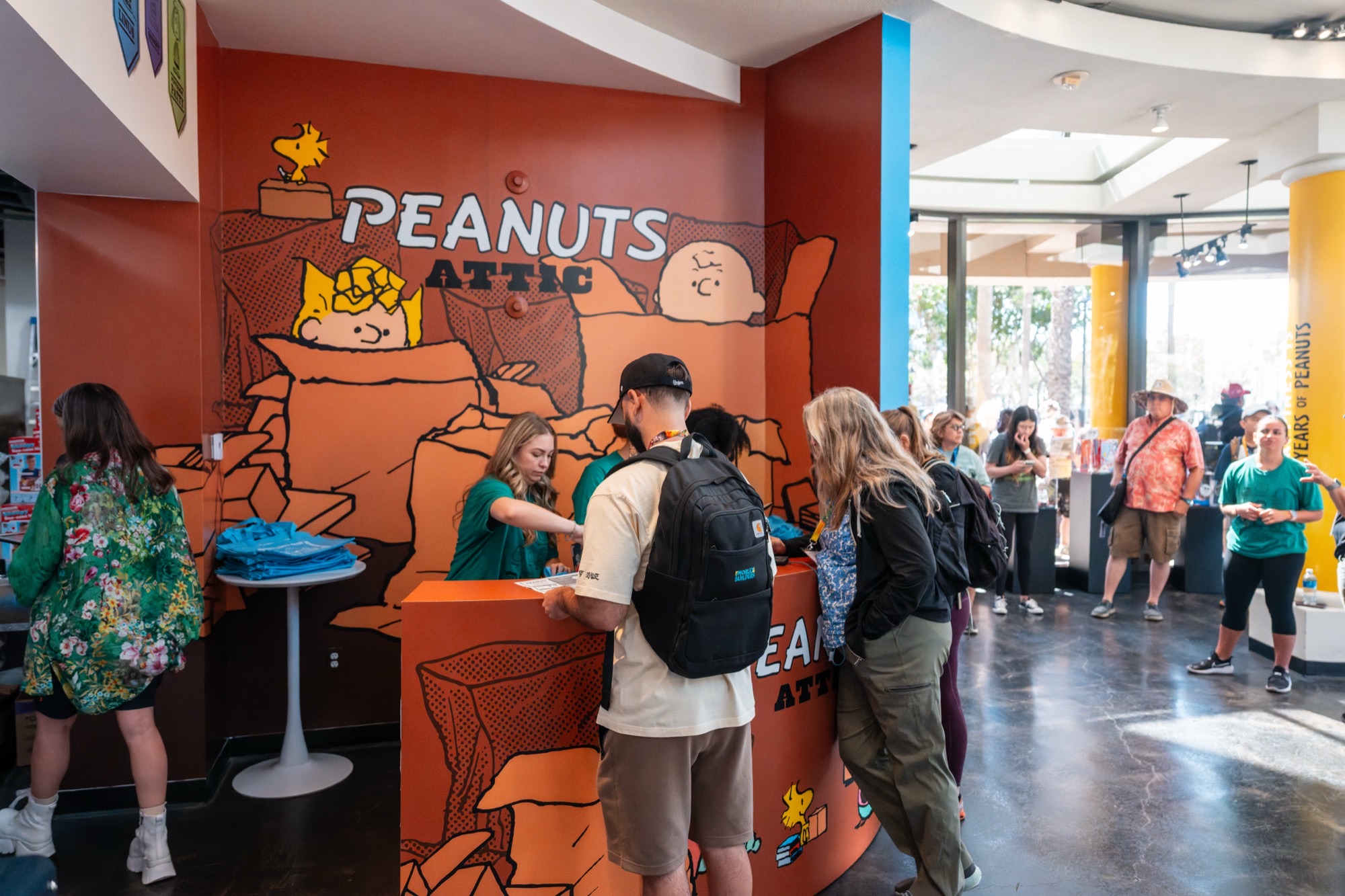 Peanuts Attic large-scale wall wrap